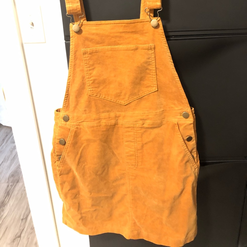 Forever 21 Overall Corduroy Dress